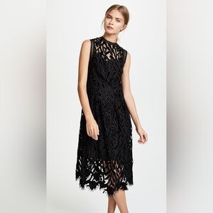 Shoshanna Glengarry Velvet Cocktail Dress